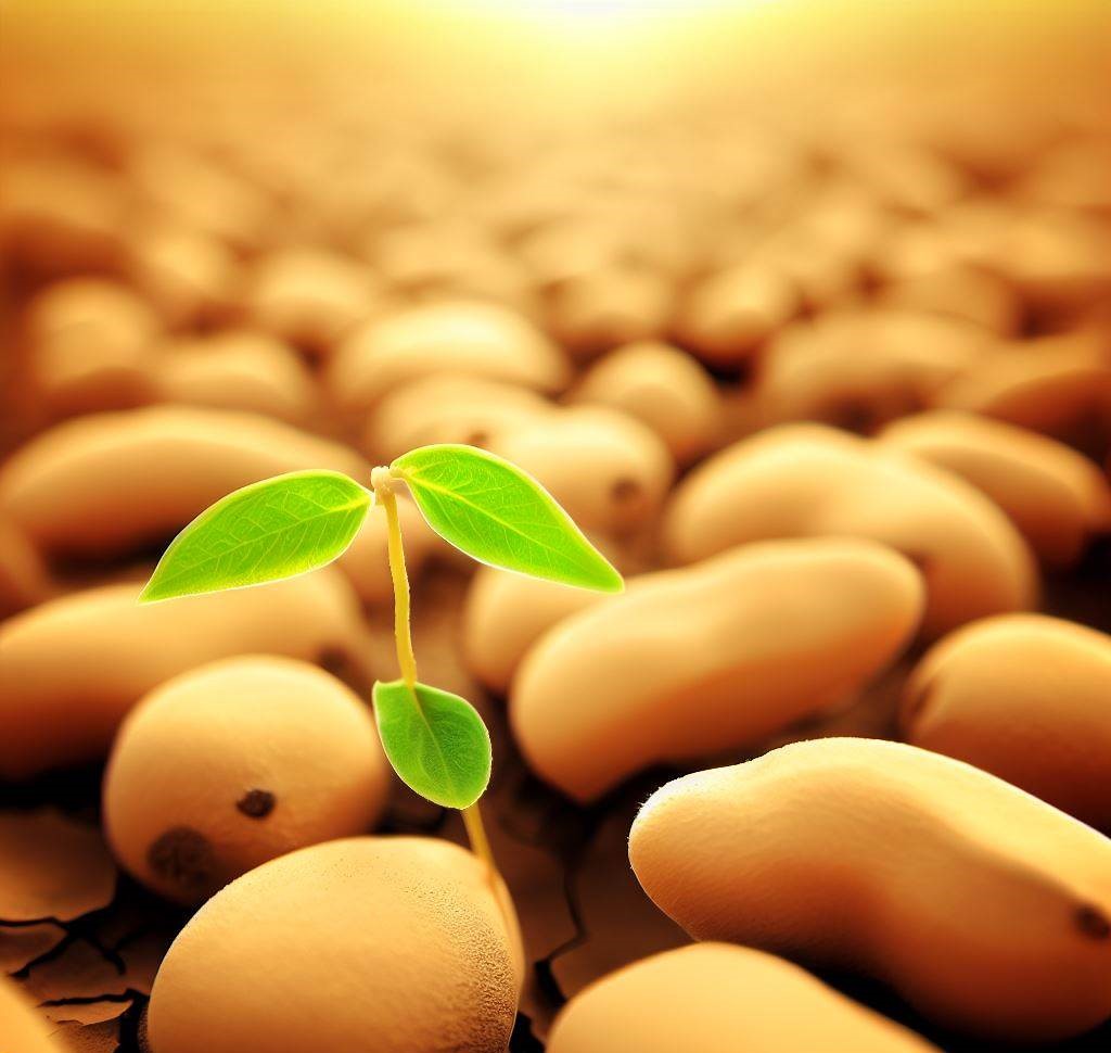 A picture of soybeans