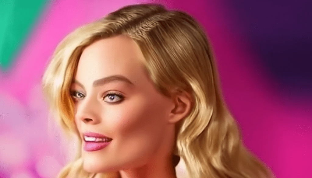 A picture of Margot Robbie as Barbie