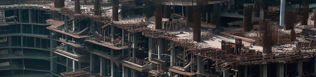 A construction scene