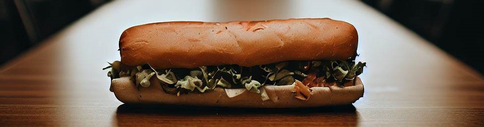 A picture of a sub sandwich
