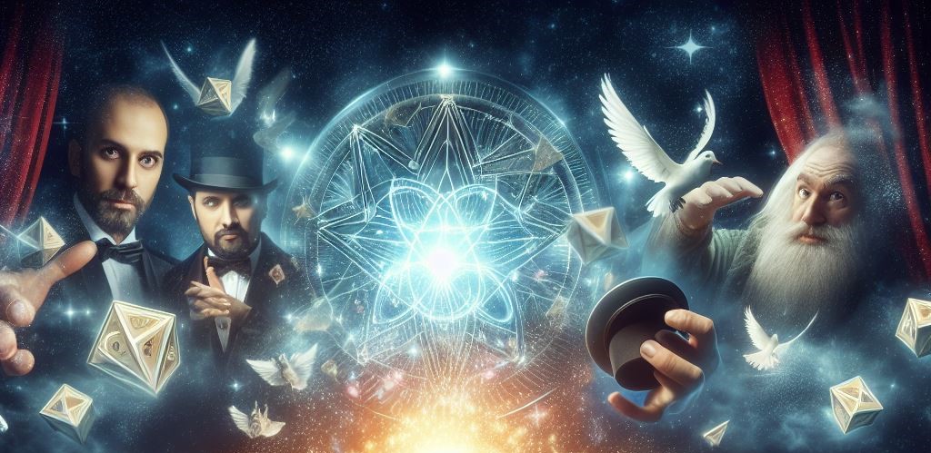 Promotional material for a magician