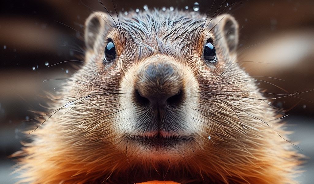 a picture of a groundhog