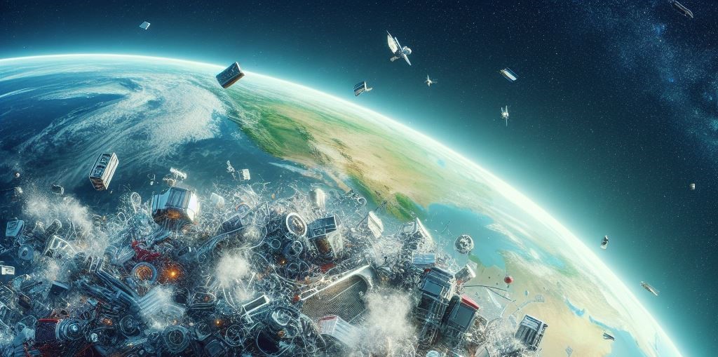 A picture of space junk