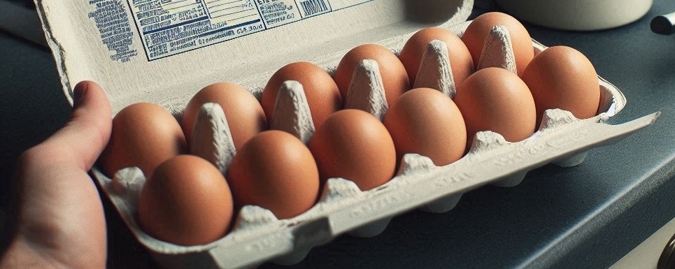 a picture of cage free eggs